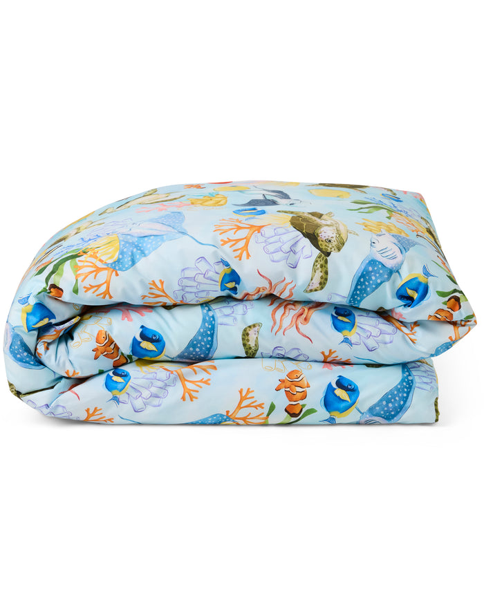 Reef Life Organic Cotton Quilt Cover