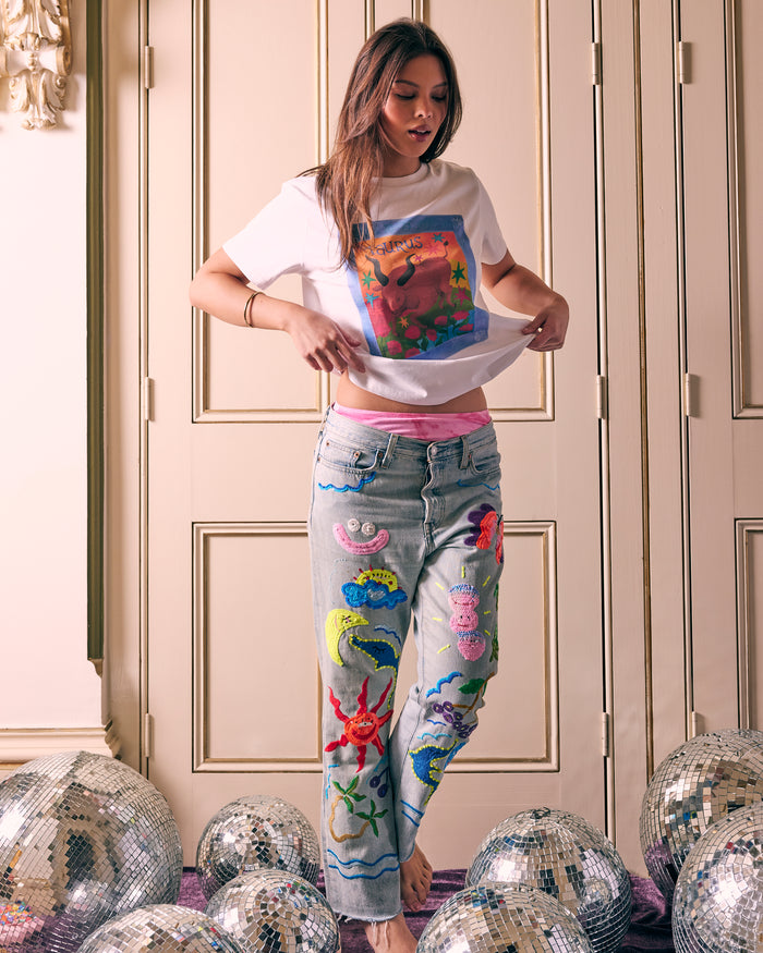 Zodiac Taurus Adult Organic Cotton T-shirt