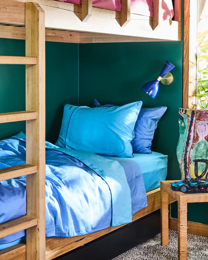 Glow In Sky Bamboo Cotton Fitted Sheet