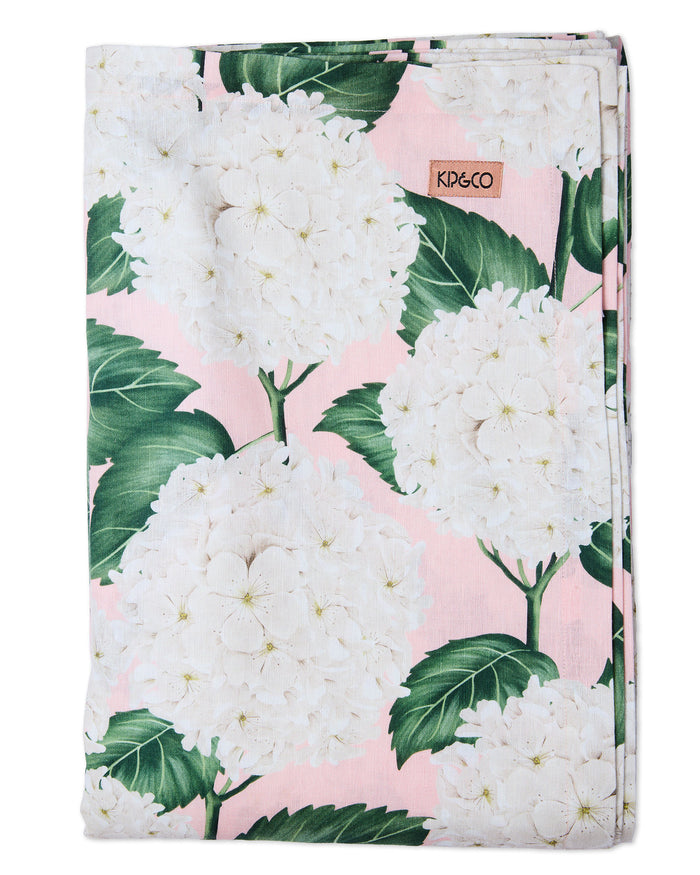 Hydrangea Pink Tablecloth