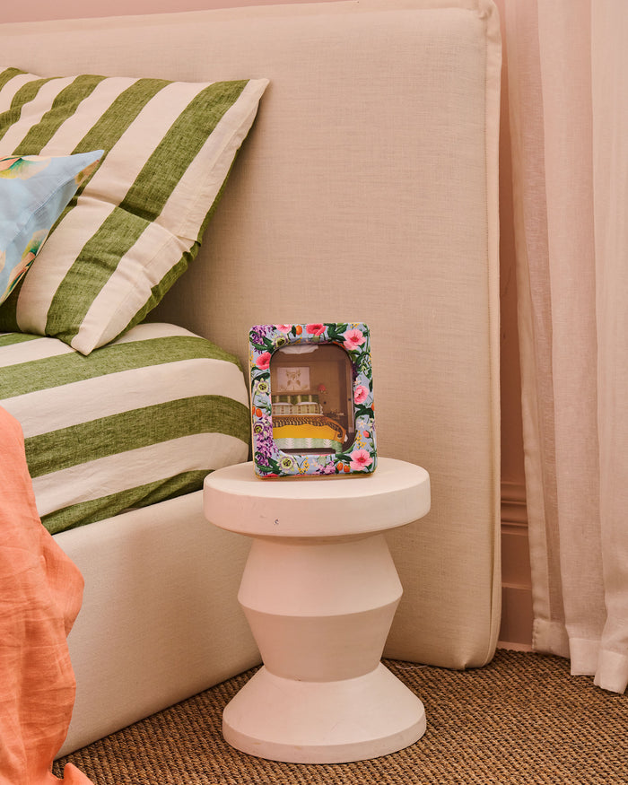 Spring In The Air Oval Velvet Photo Frame