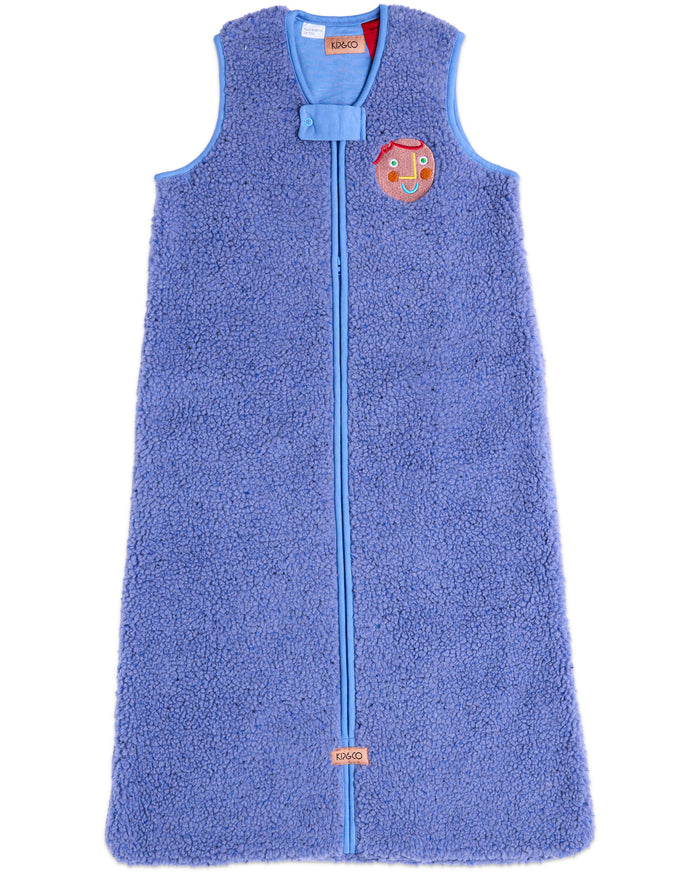 Blue Sprinkle Sherpa Sleep Bag