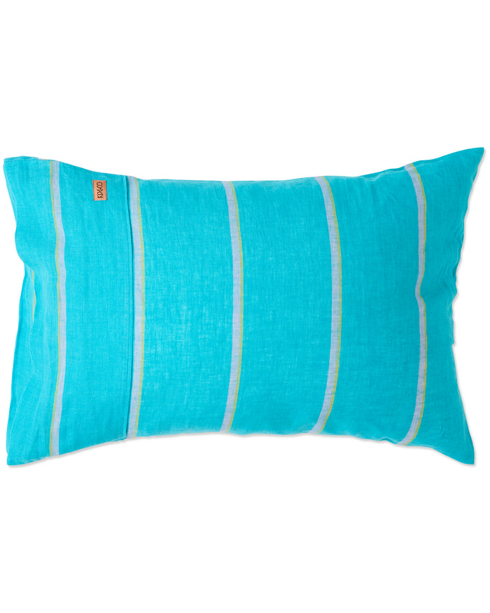 Aegean Stripe Linen Pillowcases
