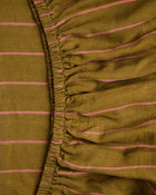 Tapenade Delight Linen Fitted Sheet