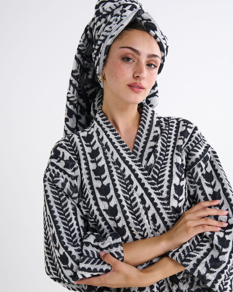 Flower Chain Terry Bath Robe