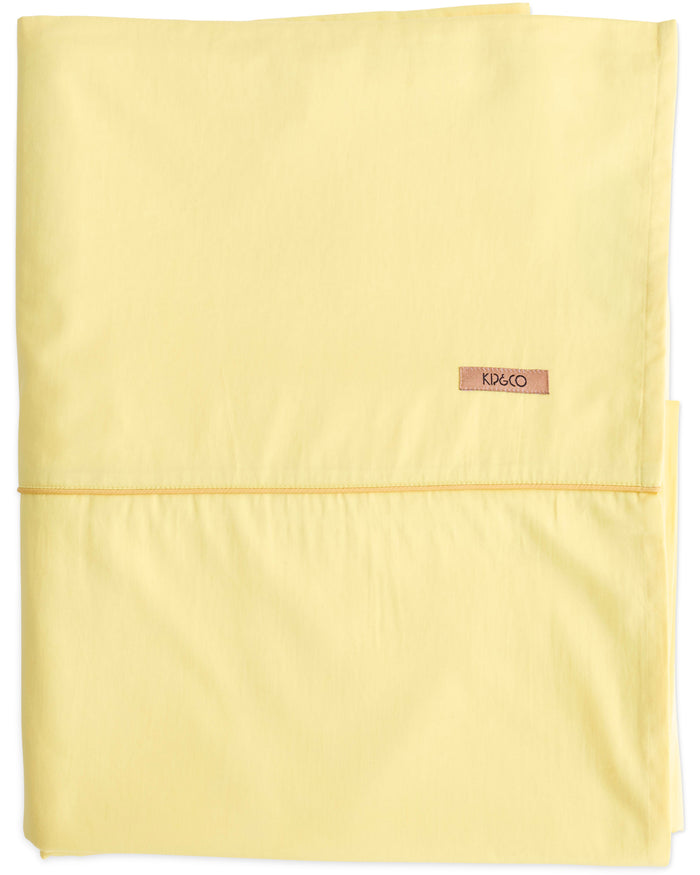 Glow In Lemon Bamboo Cotton Flat Sheet