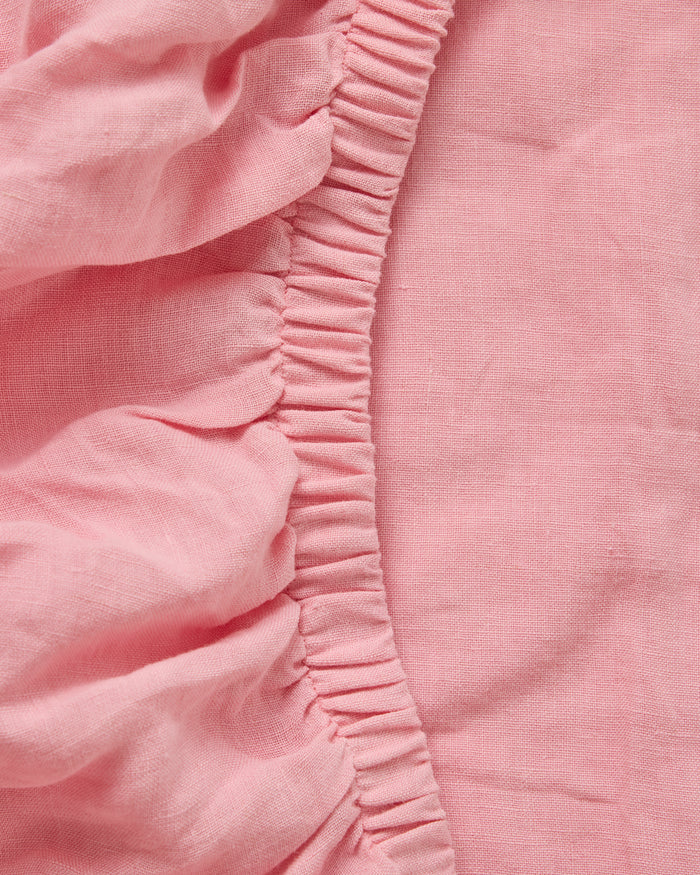 Blossom Linen Fitted Sheet