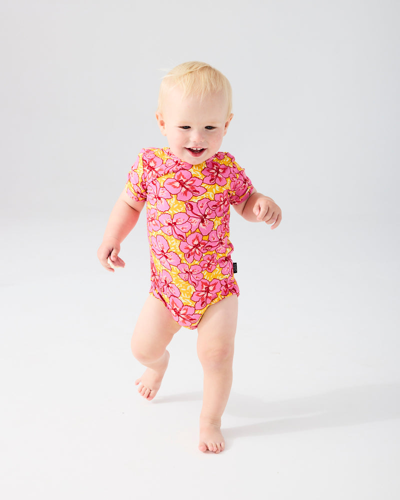 Kip&Co x Mambo Funshine Coast Organic Short Sleeve Romper
