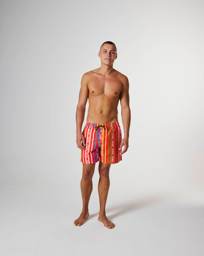 Ciao Stripe Men's Boardies