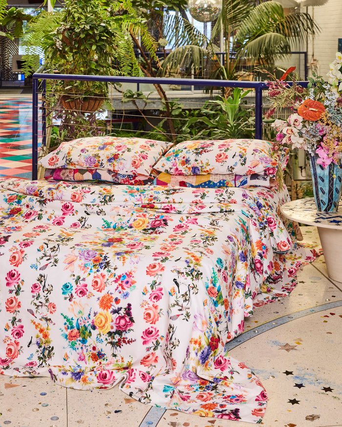 Kip&Co x Romance Was Born Dream Bloom Organic Cotton Quilt Cover