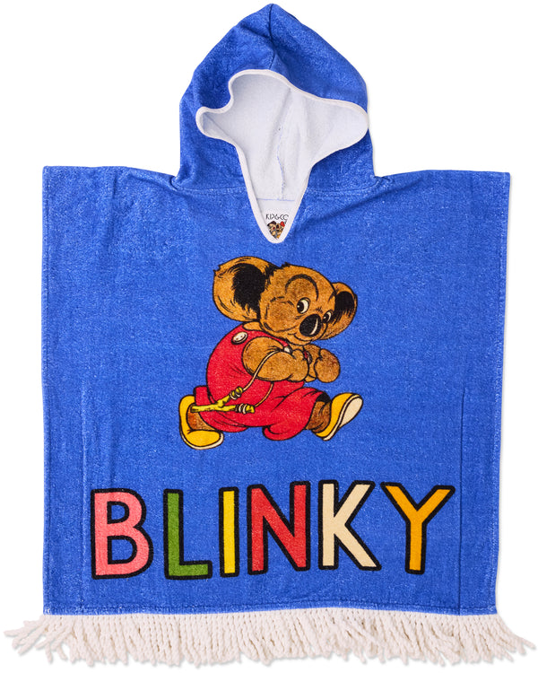 Kip&Co x Blinky Bill Blinky Printed Kids Terry Poncho