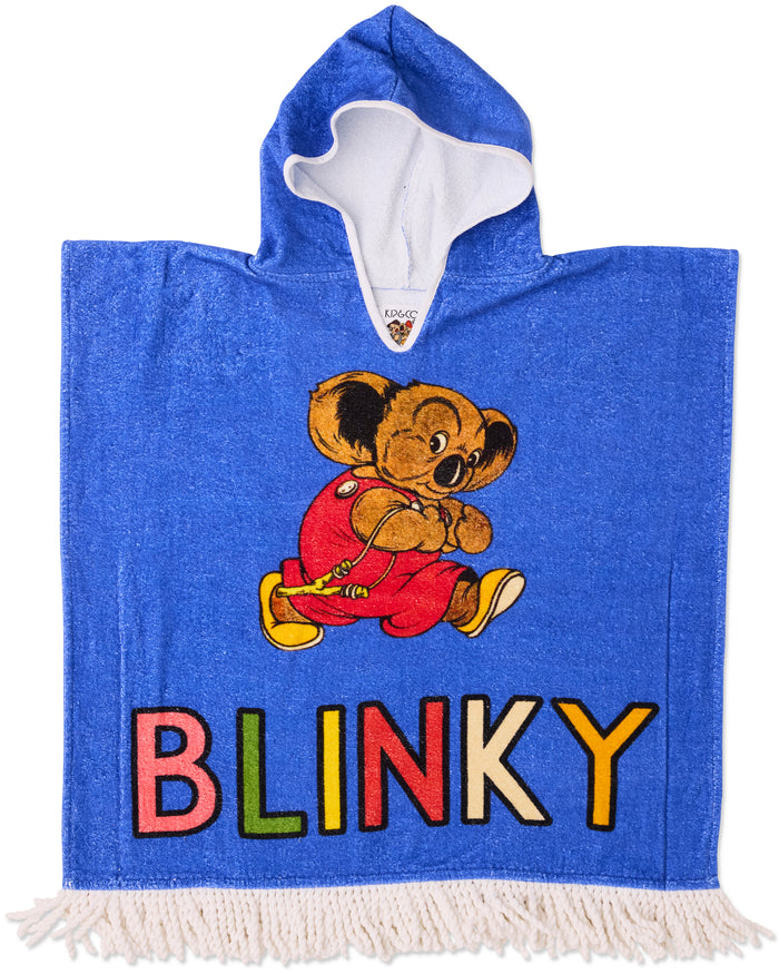 Kip&Co x Blinky Bill Blinky Printed Kids Terry Poncho
