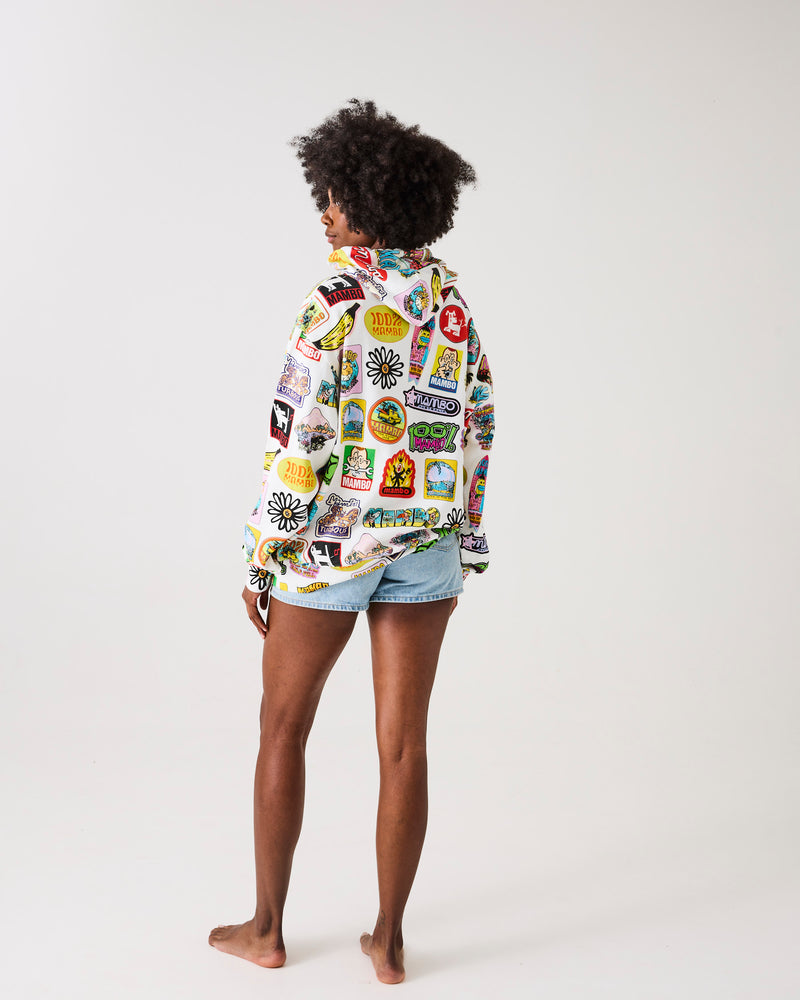Kip&Co x Mambo Sticker Club Adult Organic Cotton Baggy Hoodie
