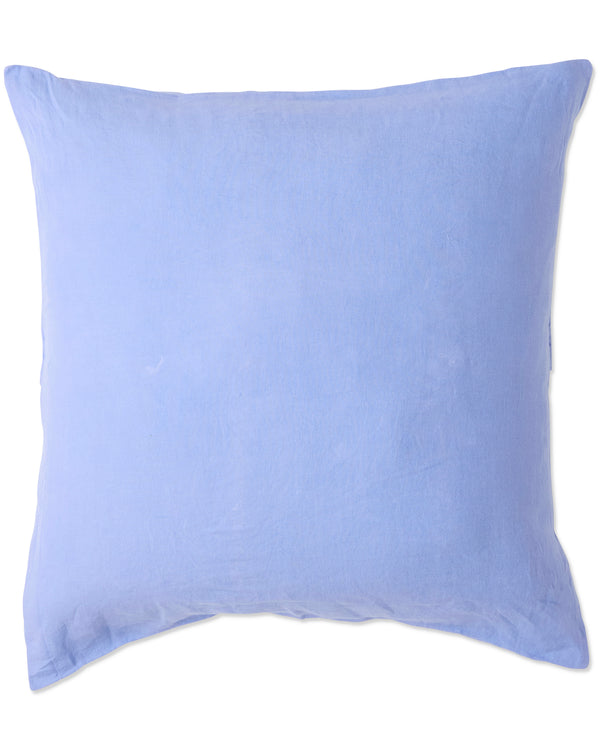 Vista Blue Linen European Pillowcases