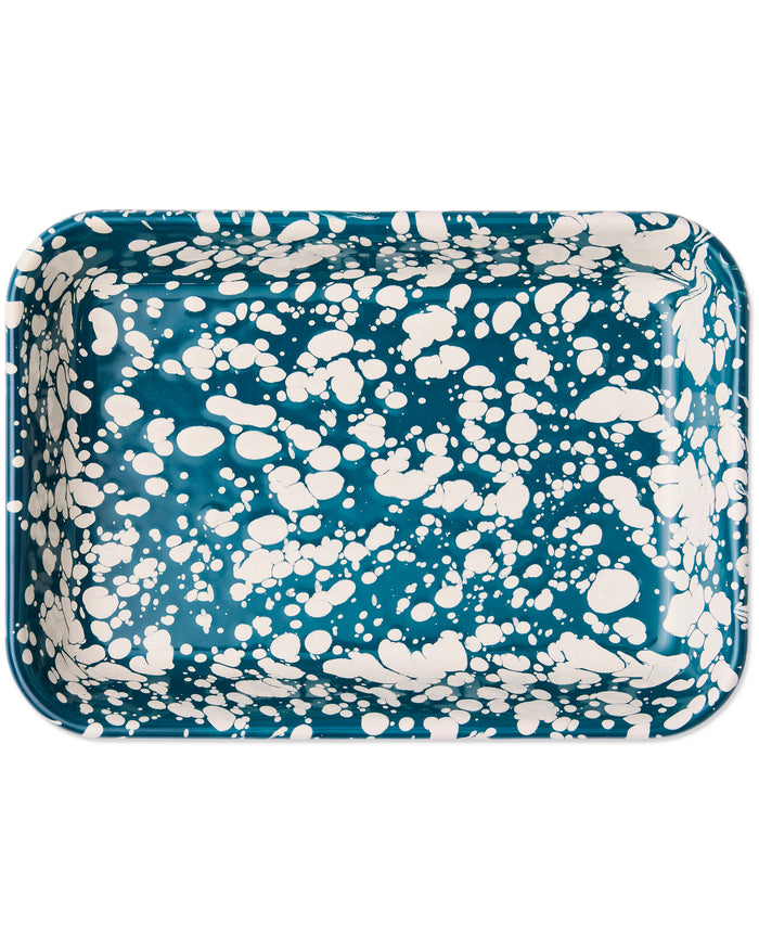 Milos Blue Enamel Baking Dish
