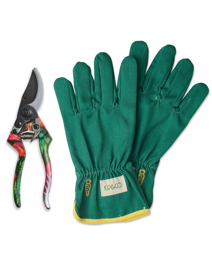 Veggie Soup Garden Secateurs and Gloves Set