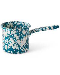 Milos Blue Enamel Milk Pot