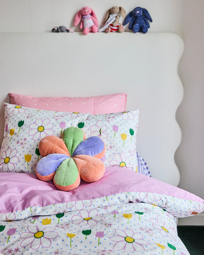 Tulip Daydreaming Organic Cotton Pillowcase