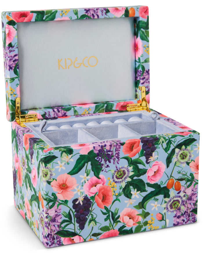 Spring In The Air Velvet Jewellery Box Large