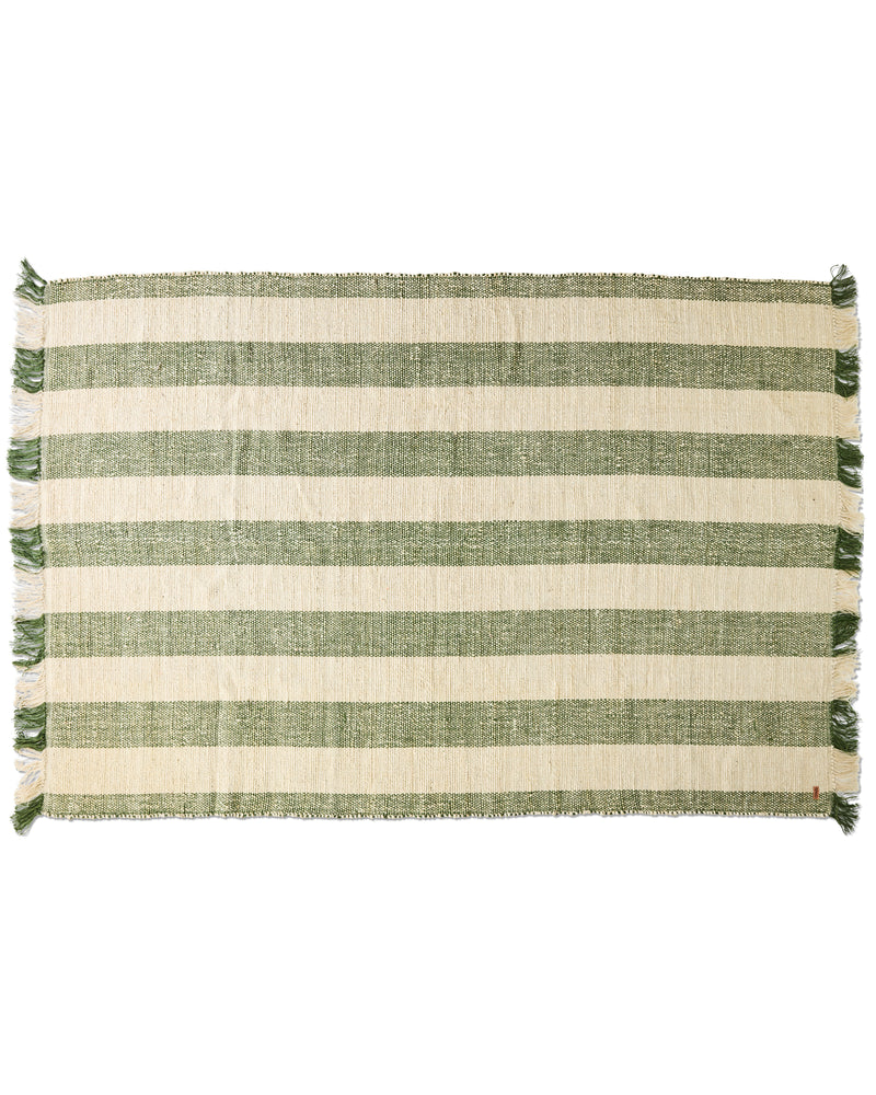 Moss Stripe Jute Rug