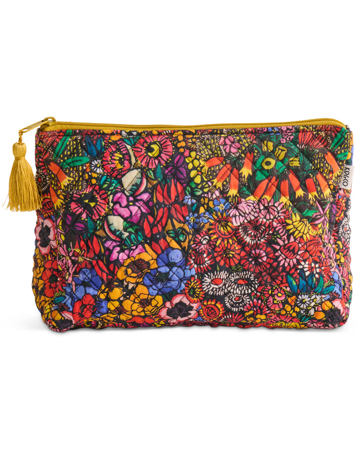Kip&Co x Margaret Preston Paradise Quilted Cotton Toiletry Purse
