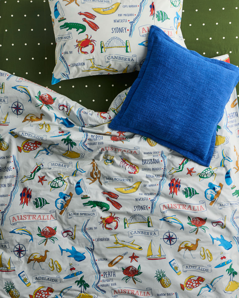 Ultramarine Woven Cushion