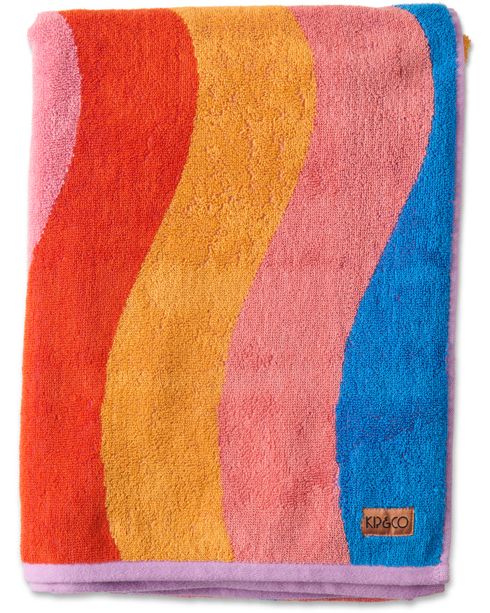 Surfs Up Terry Beach Towel