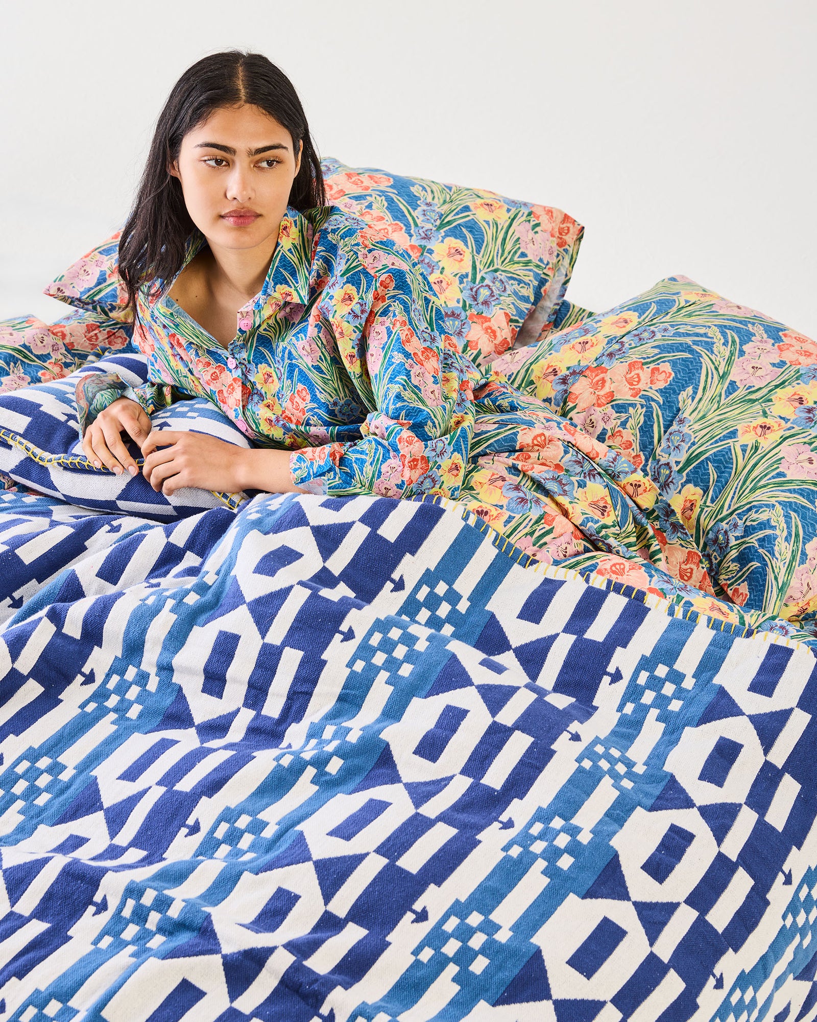 Kip&Co x Anna Spiro Tik Tak Woven Throw