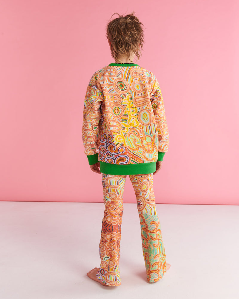 Ngayuku Ngura Organic Cotton Flare Leggings