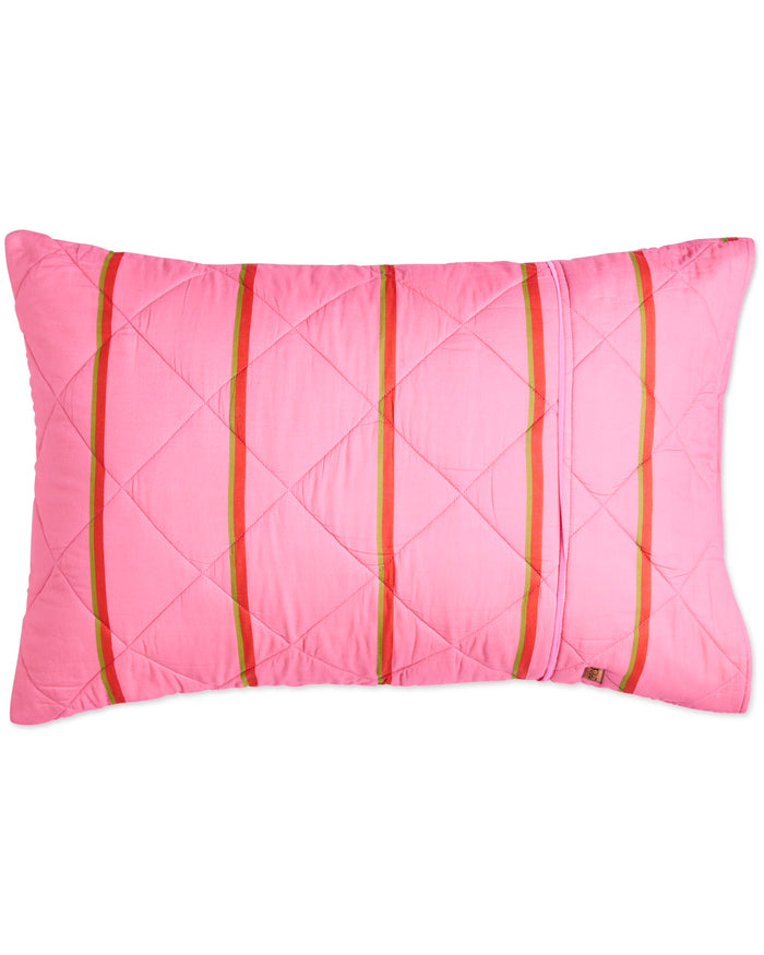 Wategos Soiree Stripe Organic Cotton Quilted Pillowcases
