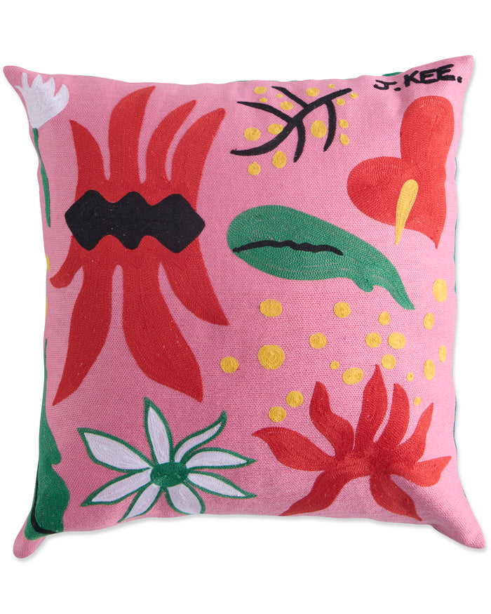 Kip&Co x Jenny Kee Our Sunburnt Country Embroidered Cushion