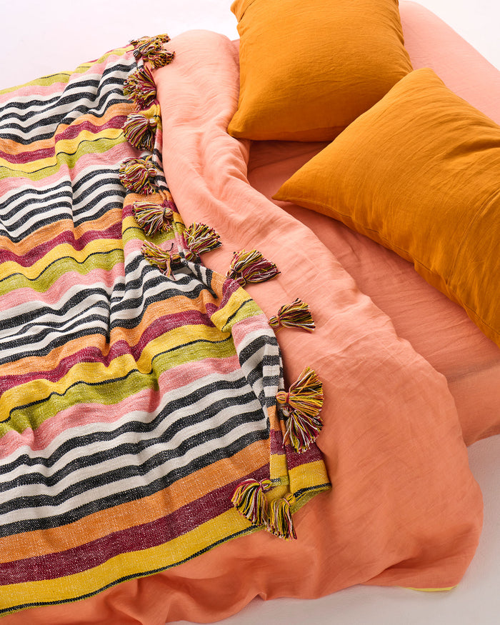 Casablanca Stripe Woven Throw