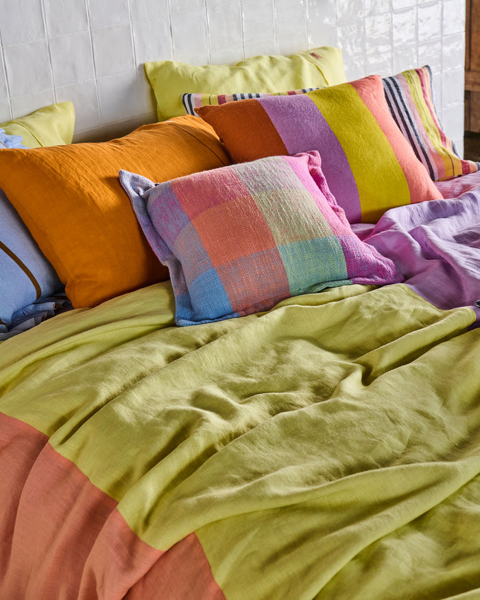 Ponza Tartan Woven Cushion