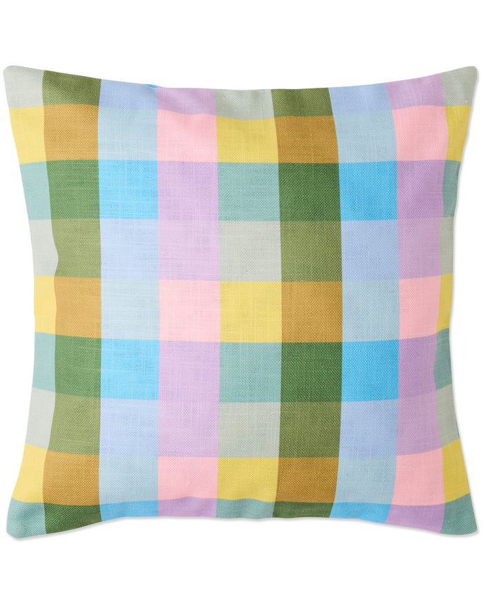 Sorbet Tartan Outdoor Cushion