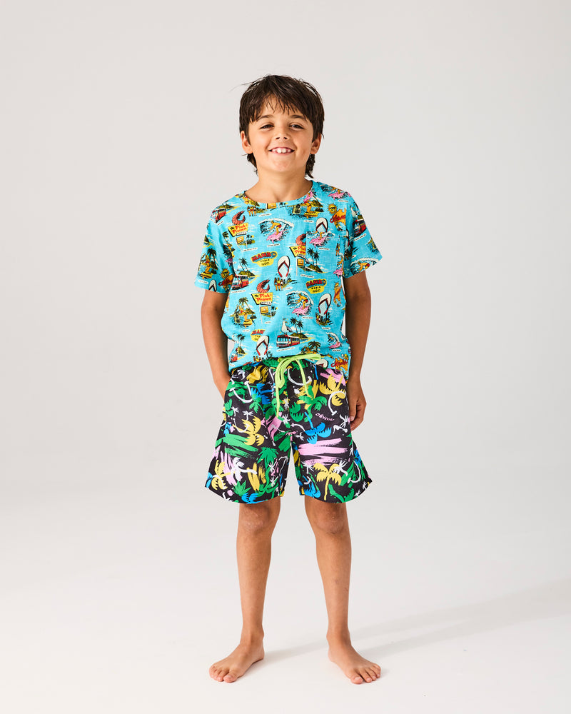 Kip&Co x Mambo Palm Surfer Boardies