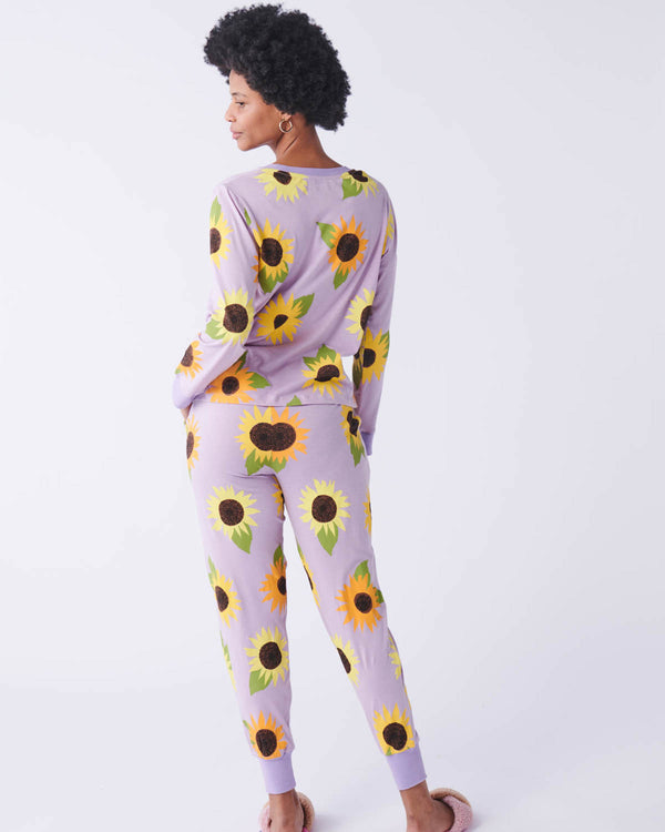 Sunflower Sunshine Long Sleeve Pyjama Top + Slouch Pant Set
