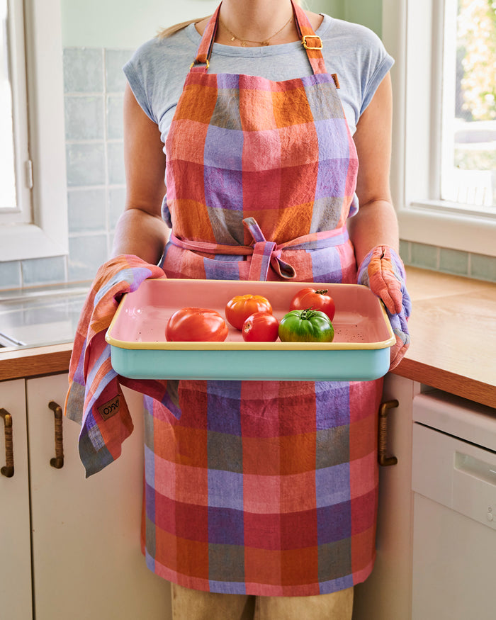 Tutti Frutti Linen Apron