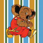 Kip&Co x Blinky Bill Blinky Embroidered Cushion