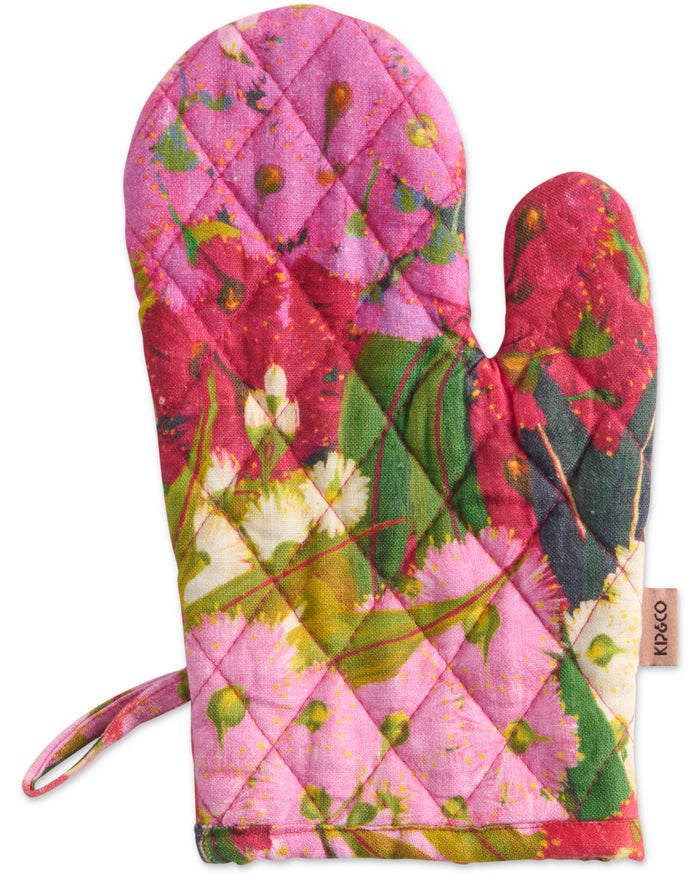 Australian Bush Blossom Oven Mitt