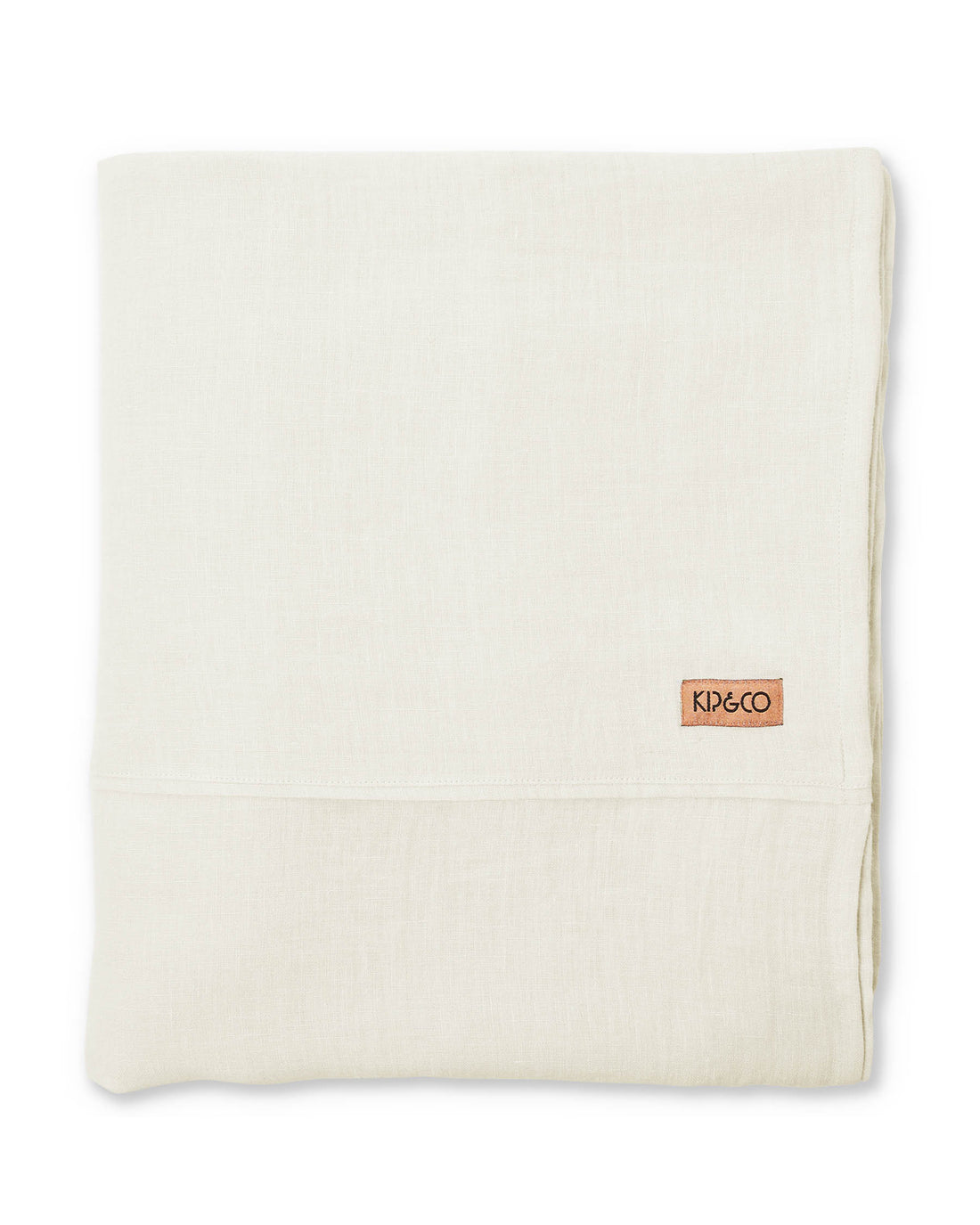 Cloud Dancer Linen Flat Sheet