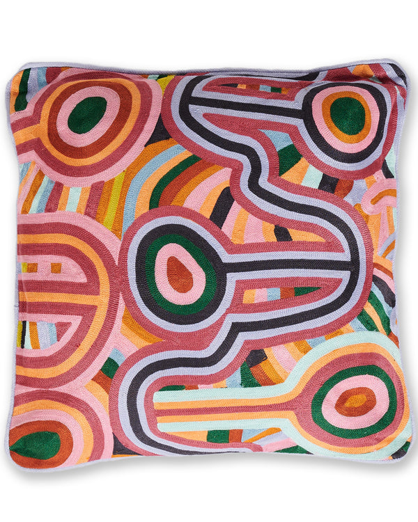 Ngayuku Ngura Embroidered Cushion