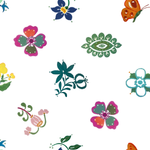 Kip&Co x Anna Spiro Malabar Floral Embroidered Linen Pillowcases