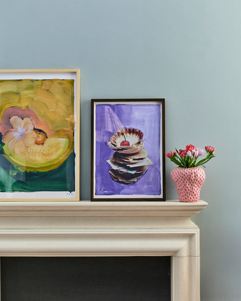 "Lilac Stack" by Nicole Nelius for Kip&Co Printed Wall Art