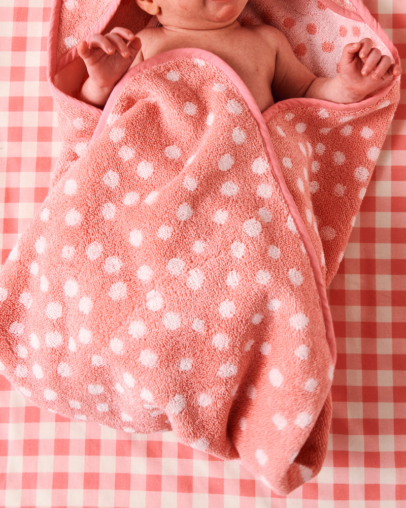 Strawberry Lamington Terry Baby Towel