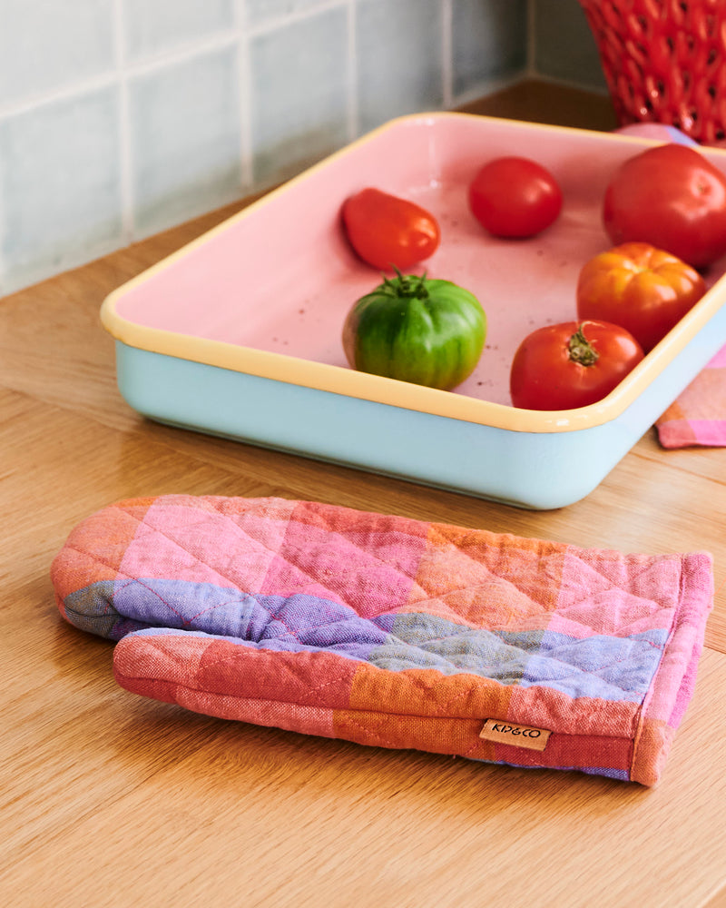Pinkie Pie Block Colour Enamel Baking Tray