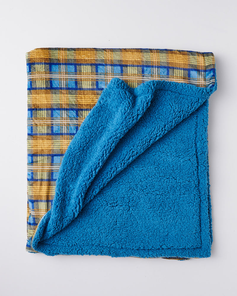 Cosy Tartan Kids Kuddle Blanket
