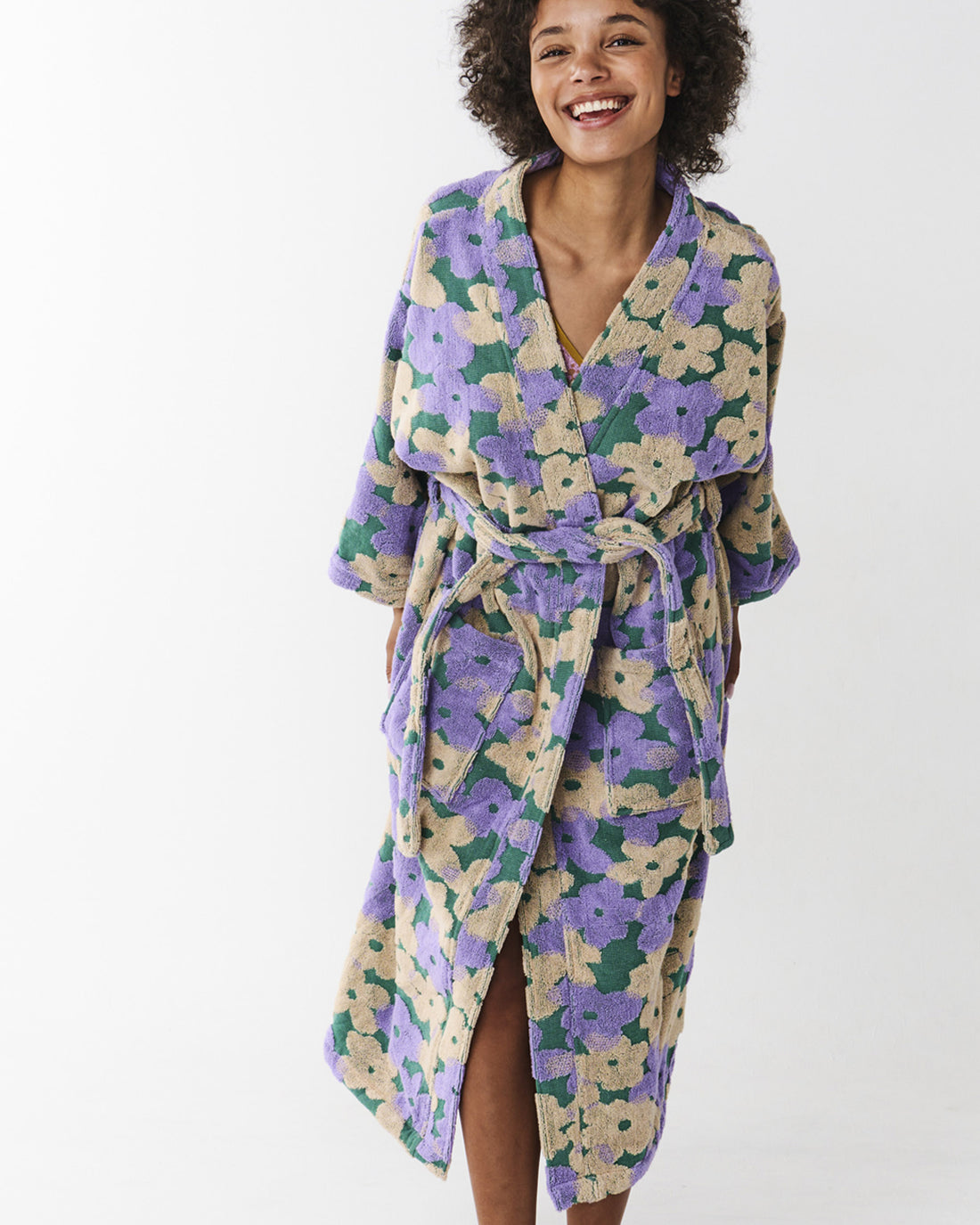 Bush Daisy Terry Bath Robe