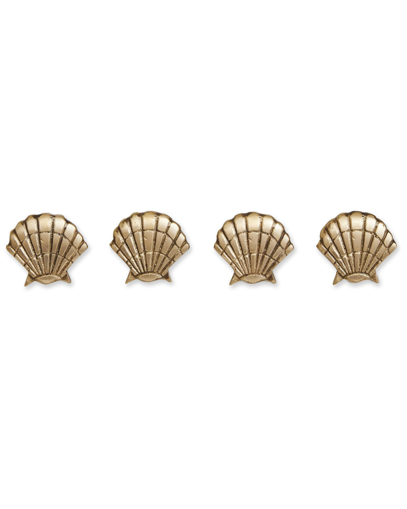 Shell Brass 4P Napkin Rings – Kip&Co