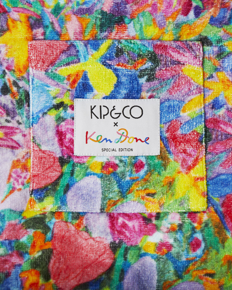 Kip&Co X Ken Done Butterfly Dreams Terry Beach Bag