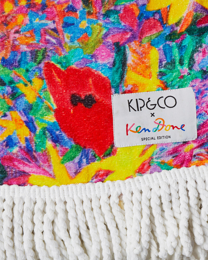 Kip&Co X Ken Done Butterfly Dreams Terry Beach Towel